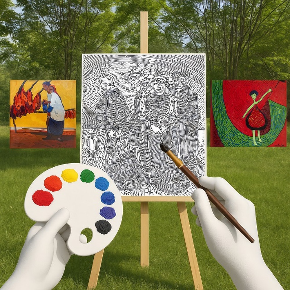 Знакомимся с творчеством выдающегося сахалинского художника Гиви Манткава через VR технологии