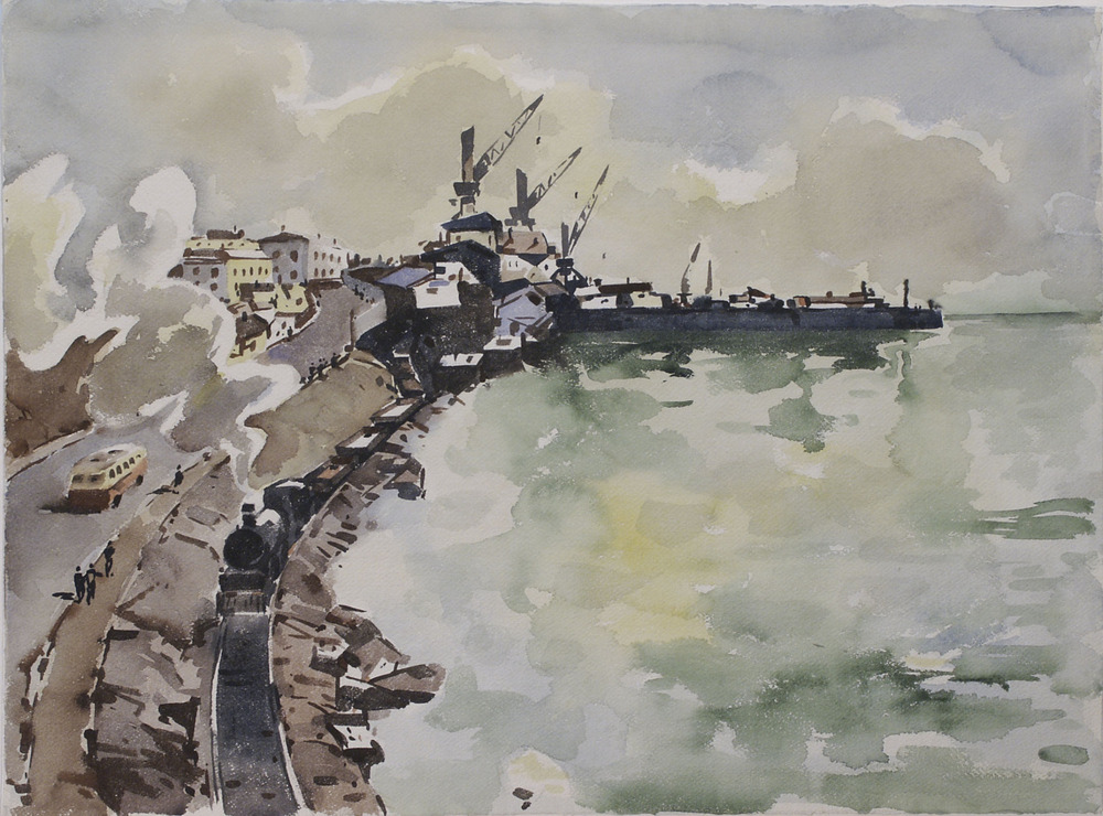 Углегорский порт. Из серии 