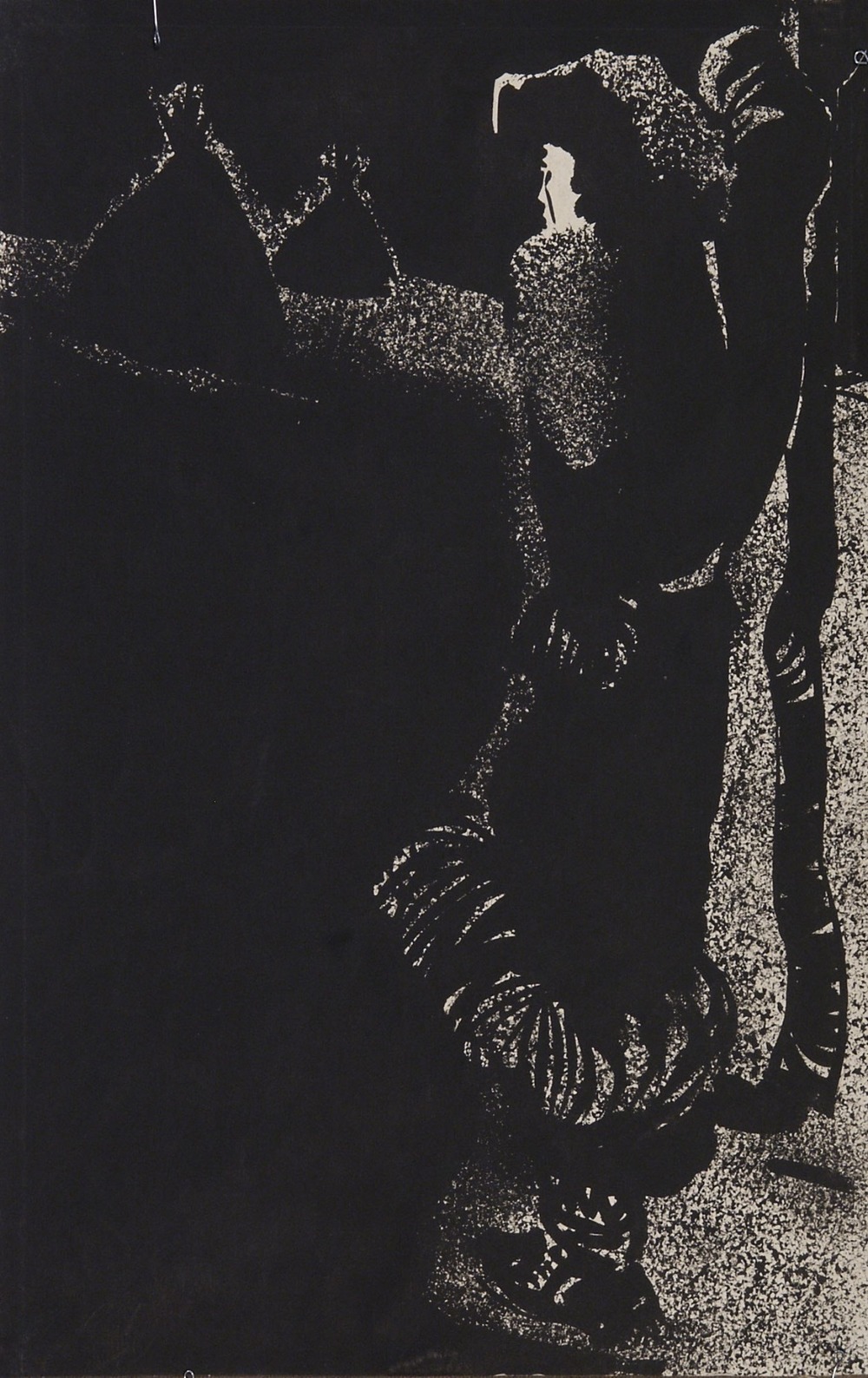 Иллюстрация к повести Владимира Канторовича «Детство нивха Ковгена». Лист 5