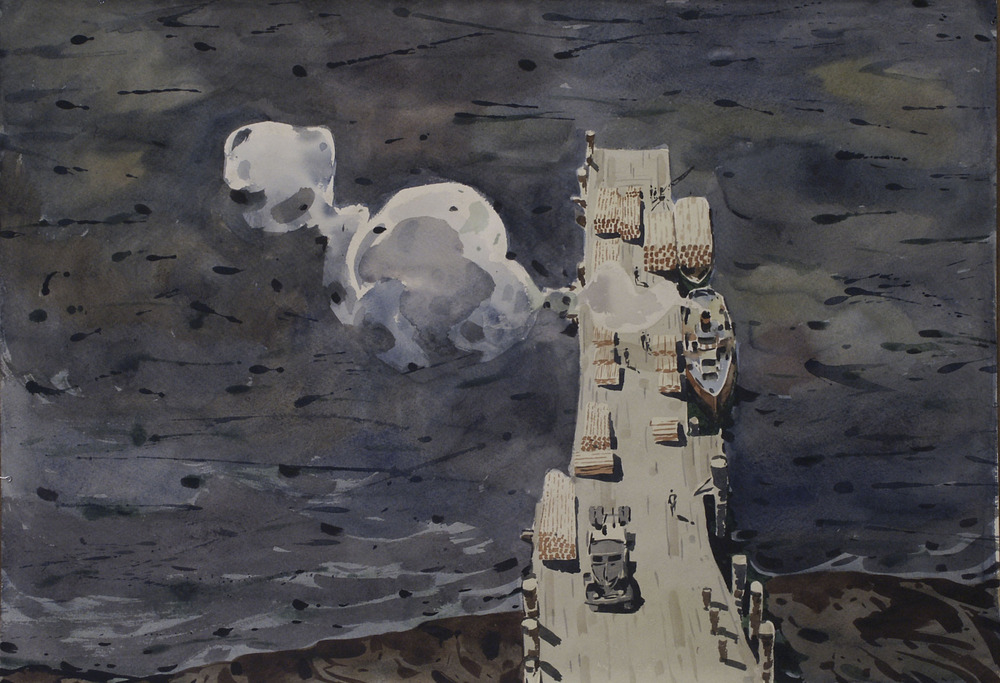 Пирс в Най-Нае. Из серии 