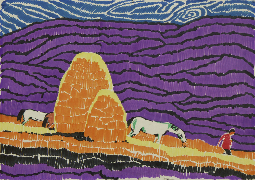 Мастер-класс «Художественные техники Гиви Манткавы. Фломастер»