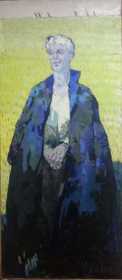 Манткава Гиви Михайлович (1930 – 2003)
«Агроном». 1962 г.
Холст, масло
169 х 74 см
СОХМ КП-9994